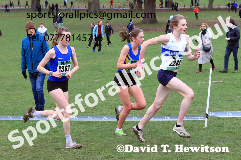 Senior Womens 2026 UK CAU Inter Counties Cross Country, Wollaton Park, Nottingham. Photo: David T. Hewitson/Sports for All Pics